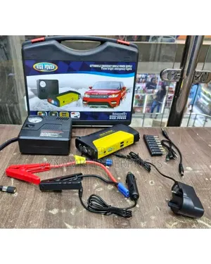 4-in-1 Car Jump Starter Kit With Air Compressor Power Bank