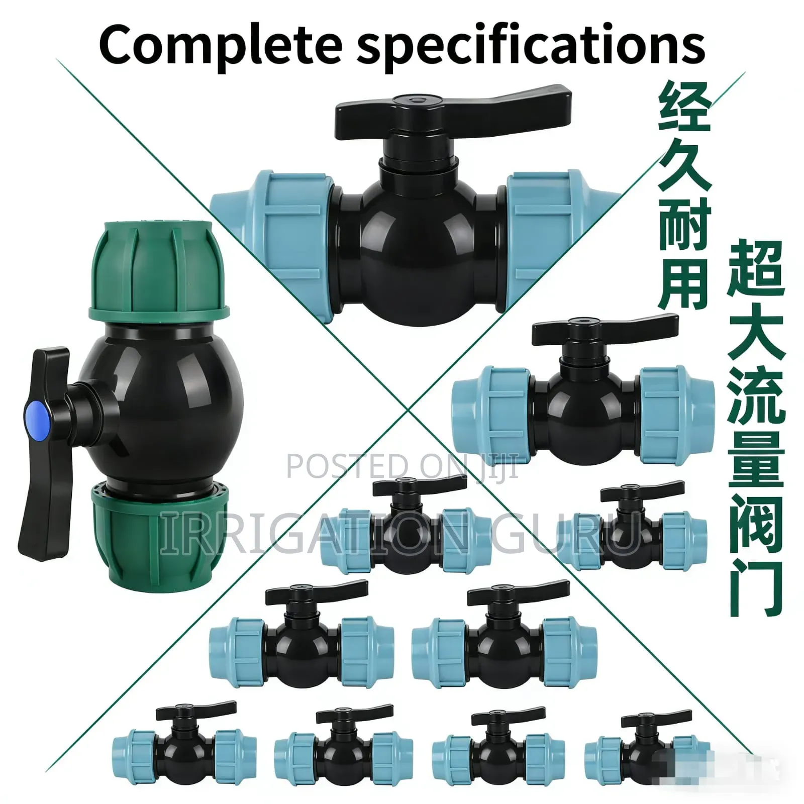 Mordant Valve for Irrigation