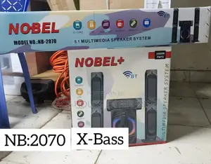 Nobel Nb-2070 5.1ch Multimedia Subwoofer Speaker System, 55000w Pmpo