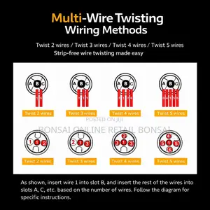 Electric Wire Twisting Tool Drill Attachment 2–5 Lines Connector