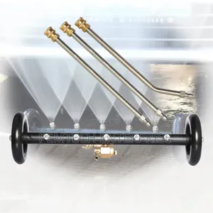 Dual-Function Undercarriage Pressure Washer Attachment and Water Broom