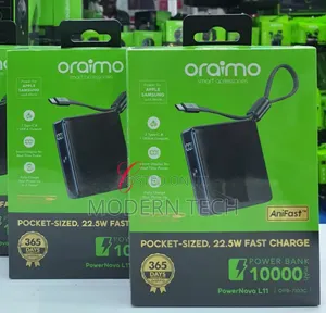 Oraimo Powernova L11 Opb-7103c *22.5w 10000mah* Power Bank