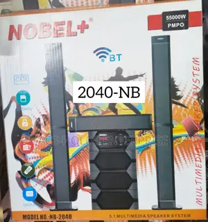 Nobel Tall Boy Speakers-Bt Hometheare-55000w Pmpo- Nb 2040