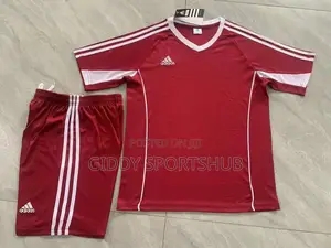 Adidas Soccer Uniform or School Games Kit Maroon