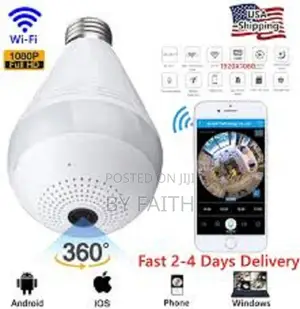Efficient-Camera Bulb Smart Wifi Camera V380 Pro