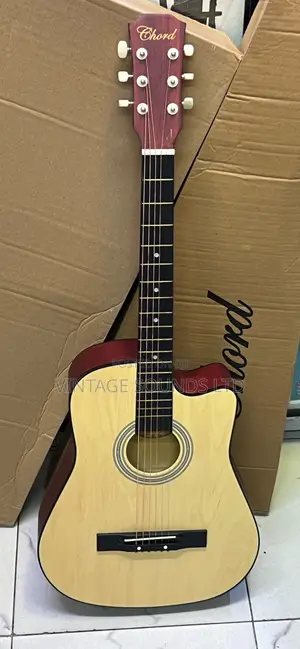 38 “ Acoustic Box Guitar ( Natural Color)