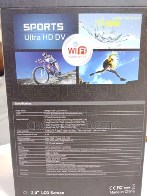 Dv Sports Camera 16mp Waterproof 30m