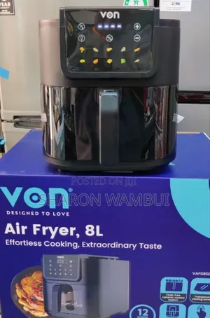 New Quality Von Air Fryer 8l Digital Slim Design/8l Digital Air Fryer
