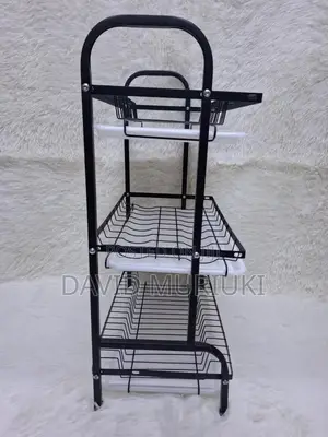3 Tier High Quality Carbon Steel Dish Rack