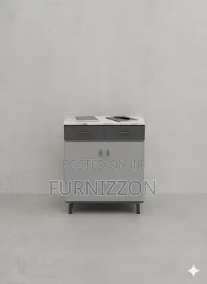 Minimalist Bedside 2-Door Cabinet