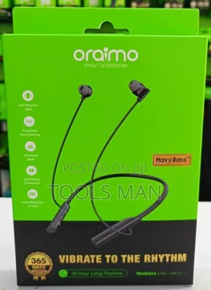 Oraimo Necklace Lite Wireless Earphones.