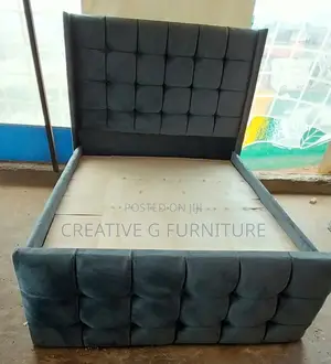 Soft Bubble Headboard Bed