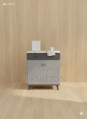 Bedside 2-Door Cabinet for Home Office