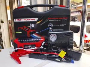 Emergency Car Jump Starter Kit With Led Light & Usb