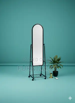 Crystal-Clear Imported Dressing Mirror
