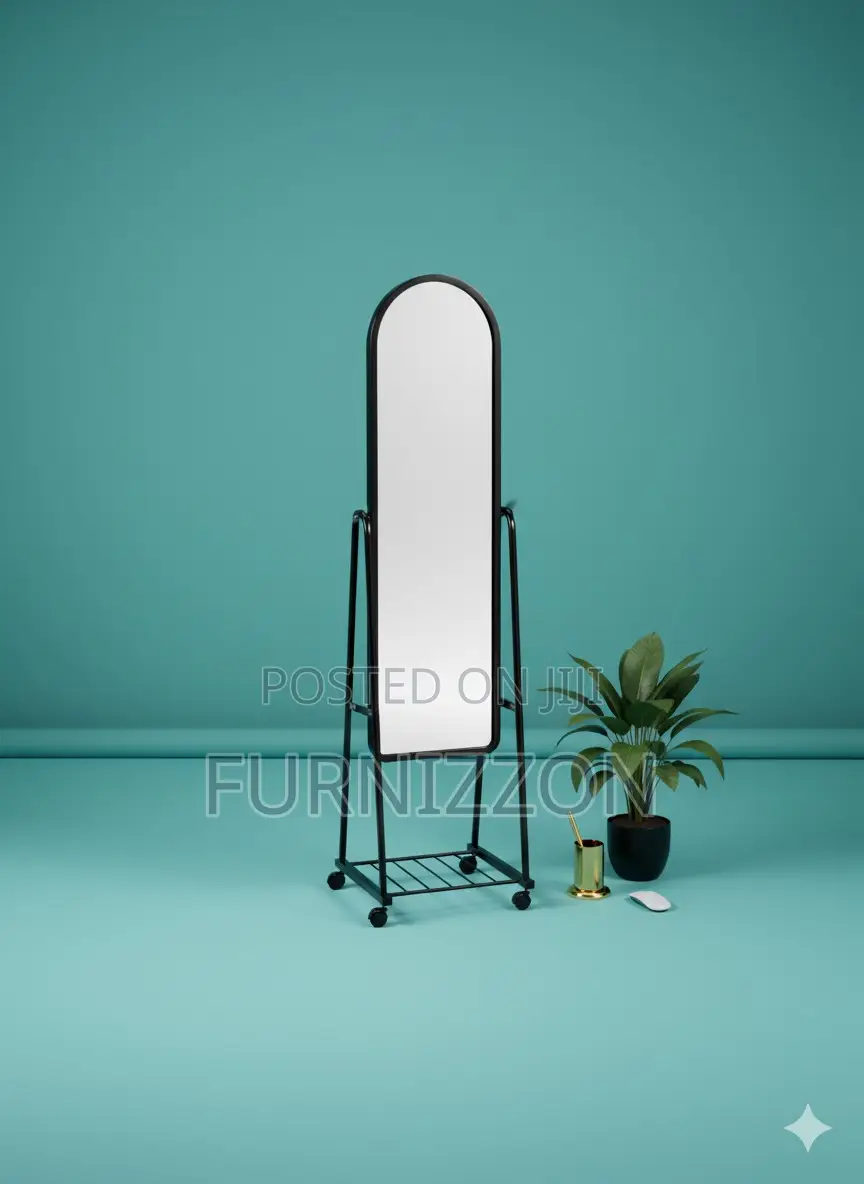 Crystal-Clear Imported Dressing Mirror
