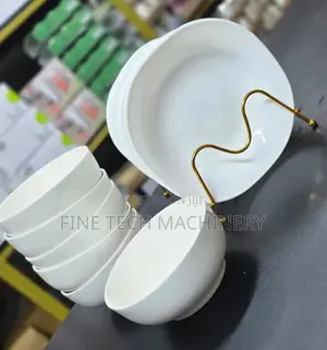 White Dinner Set