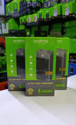Oraimo 22.5w Powerbox 400 Vision 40,000mah Powerbank