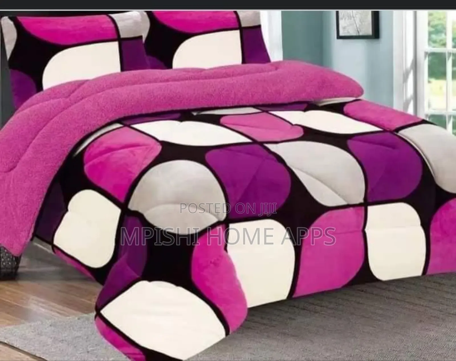 Single Floral Woolen Duvets Set