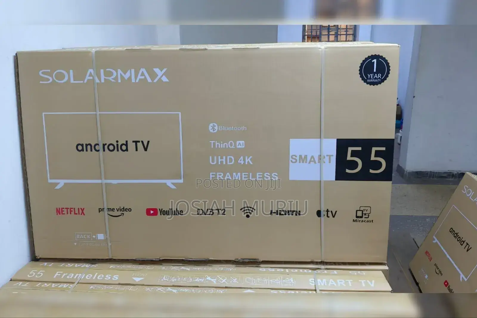 Solarmax 55 Inches Smart Android Digital Tv