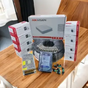 Hikvision 8 Cameras CCTV Kit With Night Vision and Secure Monitoring