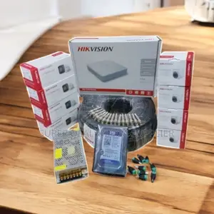 Hikvision 8 Cameras 1080p CCTV System With Real Time Video Monitoring