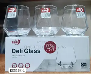Deli Glass Diamond Water Cup
