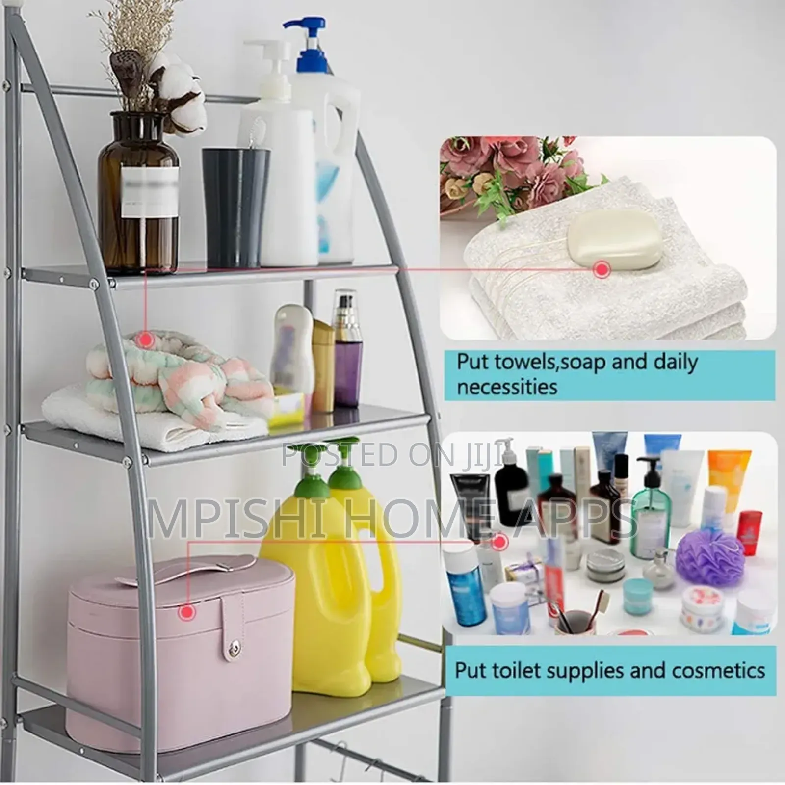 Sailboat Washing Machine Storage Rack
