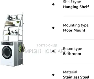 Sailboat Washing Machine Storage Rack