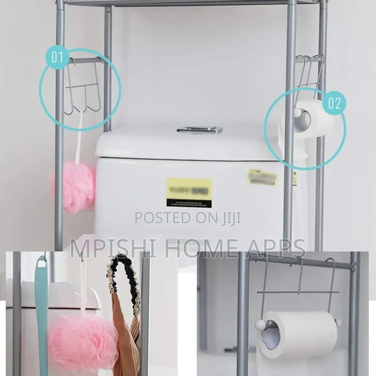 Sailboat Washing Machine Storage Rack