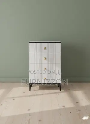 Wooden Chest With 4 Spacious Drawers