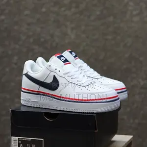 Nike Air Force 1 Lv8 1 (Gs) 'Ribbon White Blue' Sneaker.