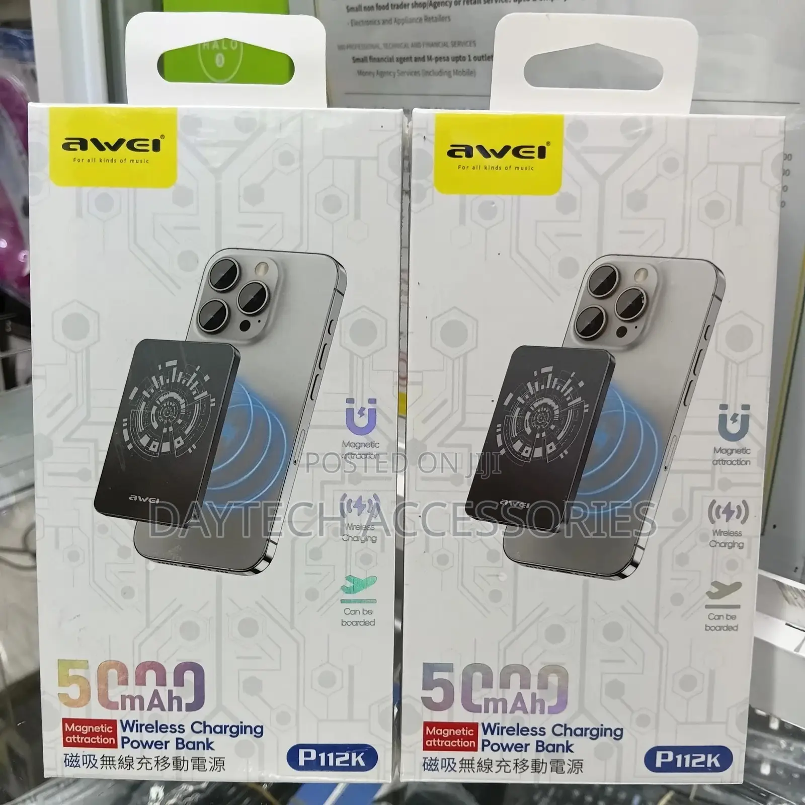 Awei P112k Ultra-Thin Magnetic Wireless Charging 5000mah