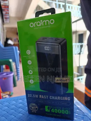 Oraimo Powerbox 400 Vision Opb-7400q *40,000mah 22.5w* Power Bank