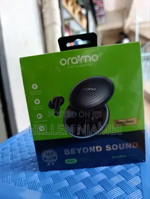 Oraimo Otw-630 Spacebuds Wireless Earbuds - Black