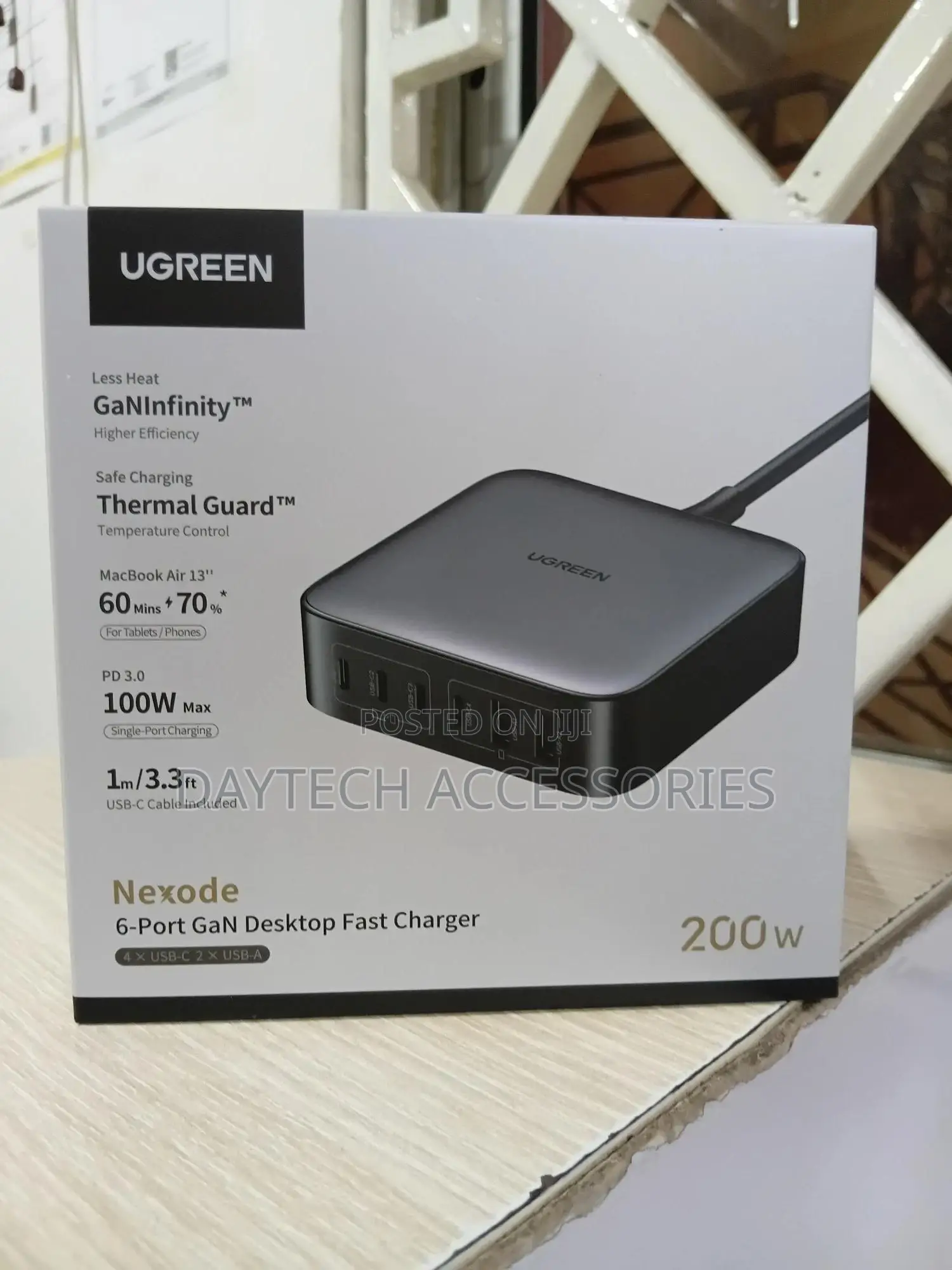 Ugreen Gan 200w Desktop Charger (6-Port) – Cd271