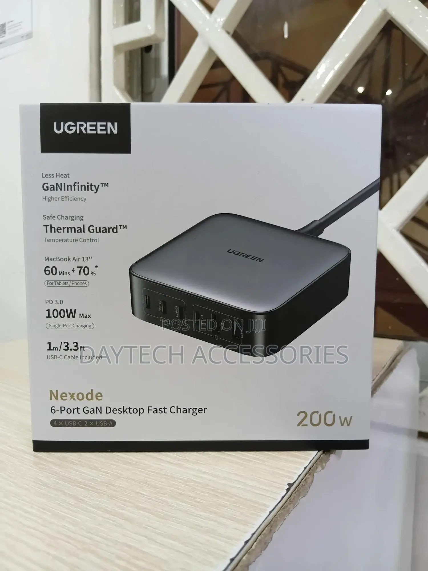 Ugreen Gan 200w Desktop Charger (6-Port) – Cd271
