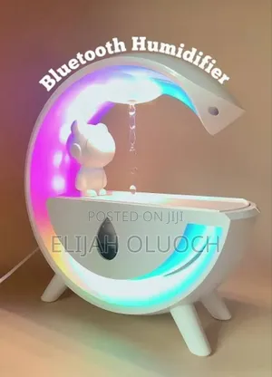 Multicolour Lights Anti Gravity Droplets Bluetooth Speaker Humidifier