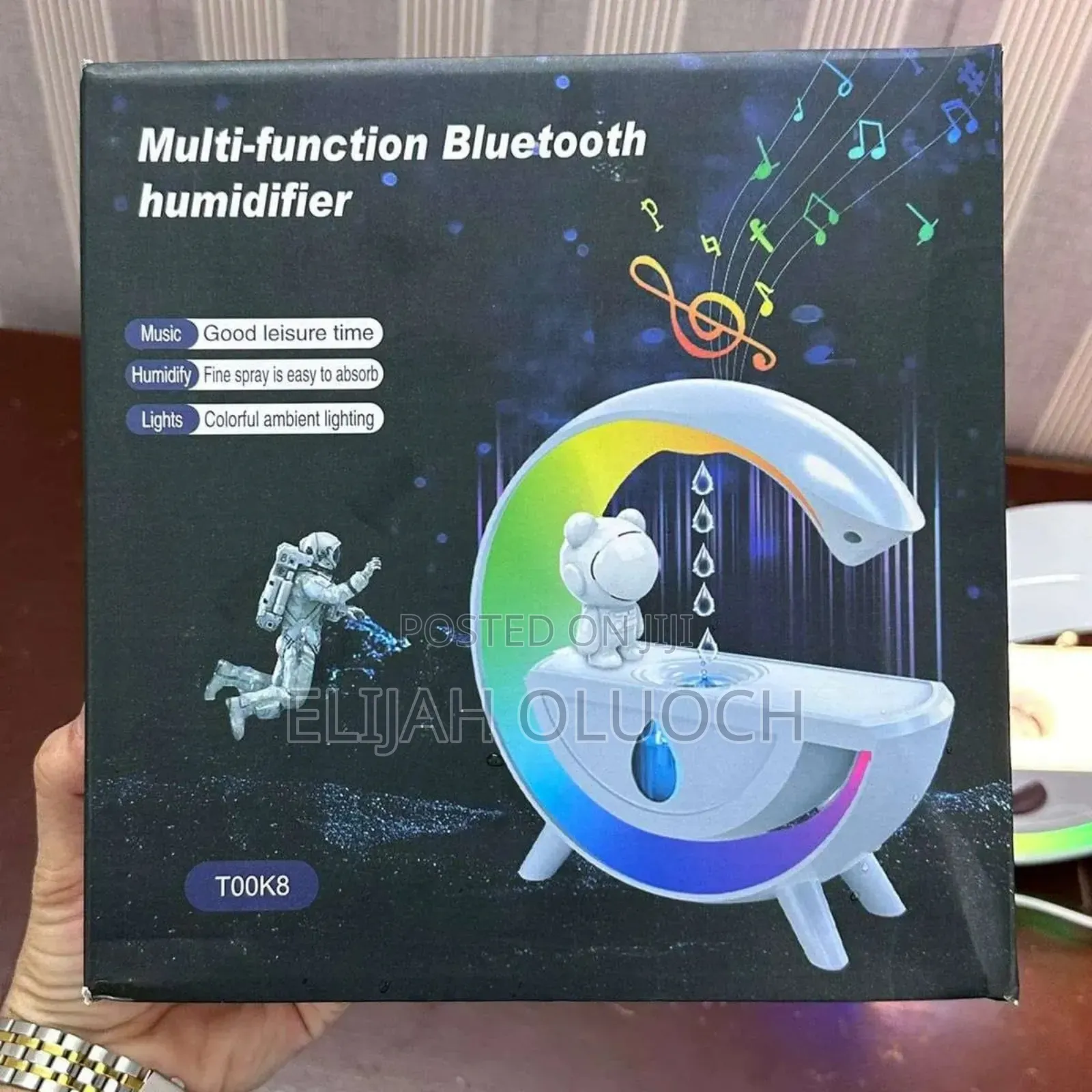 Multicolour Lights Anti Gravity Droplets Bluetooth Speaker Humidifier