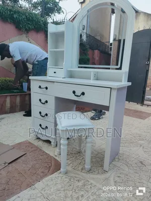 Dressing Mirror Dressing Stool With Mirror