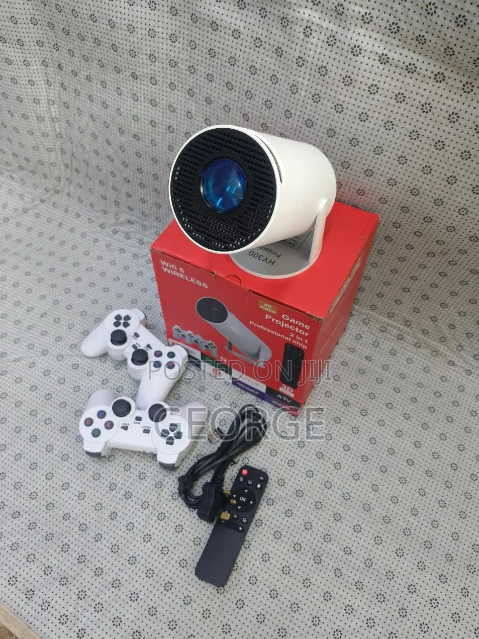 2-in-1 Portable Mini Projector Controller Gamepad Android