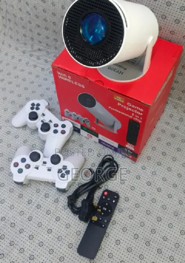 2-in-1 Portable Mini Projector Controller Gamepad Android