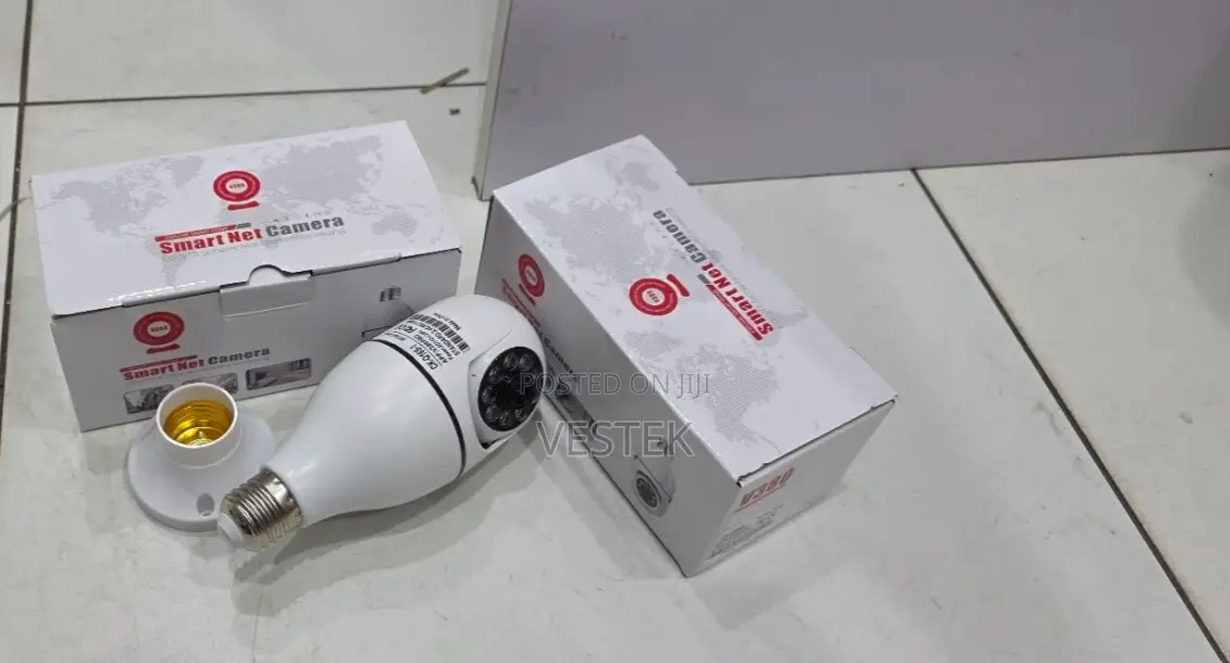 Quality Single Lens CCTV Bulb Security Wifi Enabled V380 Pro Camera