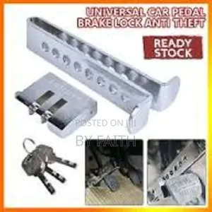 Security Device Stainless Steel Car Pedal Brake Lock Car
