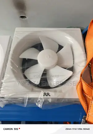 12" PVC Square Exhaust Fan With Vents