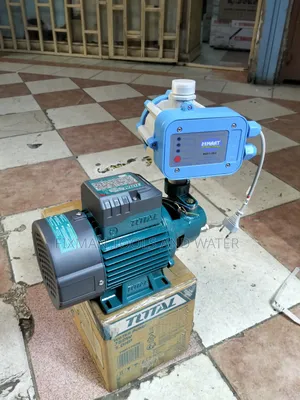 Total Water Pump+ Automatic Pressure Control Switch 1 Hp 52 M Head