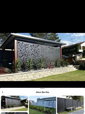 Modern Abstract CNC Privacy Screens– Outdoor Decorative Screen