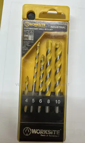 5pcs Masonry Drill Bits
