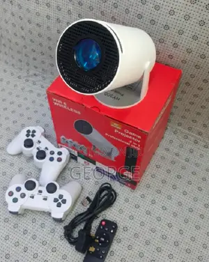 Game Projector Android 11 System With Wireless Gaming Controller