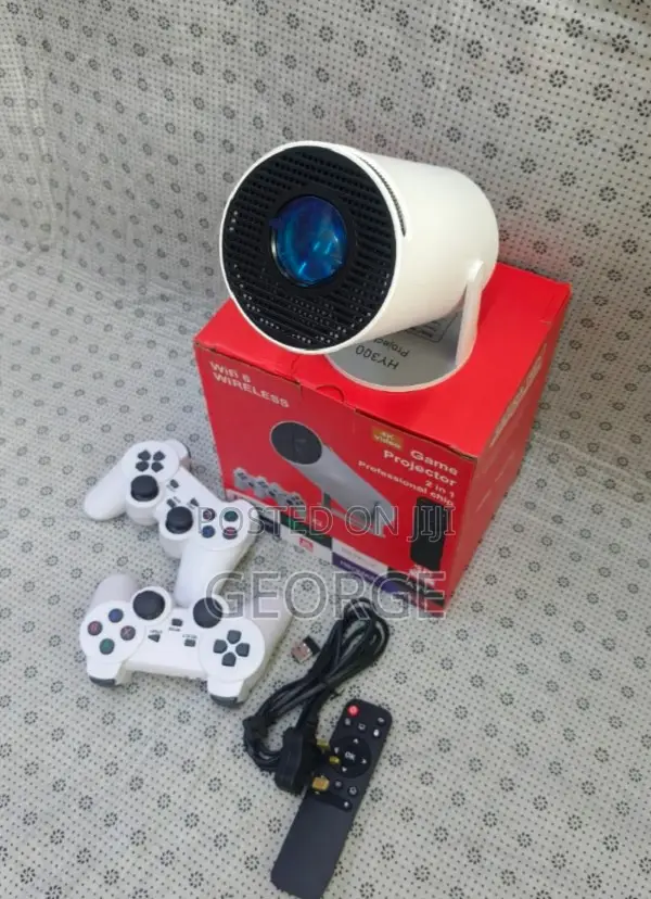 Game Projector Android 11 System With Wireless Gaming Controller